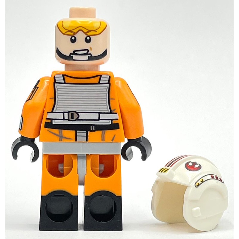 LEGO Set fig 013748 Luke Skywalker Orange Rebel Pilot Outfit Arm