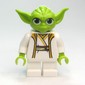 Yoda, White Robe, Lime Head