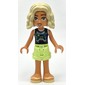 Nova - Black Top, Bright Light Yellow Shorts