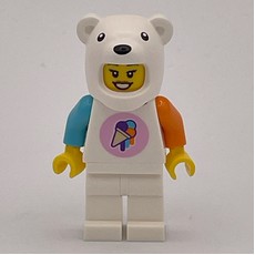 Ice Cream Vendor, Polar Bear Costume (fig-013935)