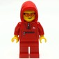 Man, Red Tracksuit with Hood