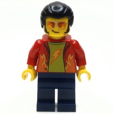 Man, Red Jacket, Dark Blue Legs, Orange Glasses (fig-013946)