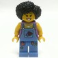 Street Musician, Medium Blue Overalls