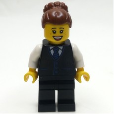 Hotel Clerk, Black Suit (fig-013950)