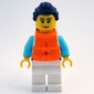 Ocean Explorer, White Suit, Orange Life Vest