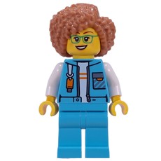 Arctic Explorer, Medium Azure Suit, Medium Nougat Hair (fig-013968)