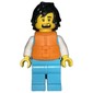 Ocean Explorer, Medium Azure Suit, Orange Life Vest