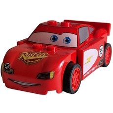 Lightning McQueen, White Sides (LBG 3710) (fig-014044)