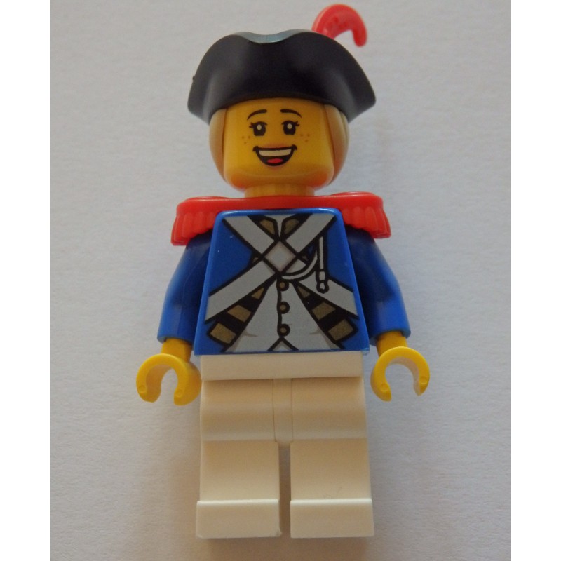 Lego Set Fig 014112 Soldier Bluecoat Captain Female Rebrickable Build With Lego 6646