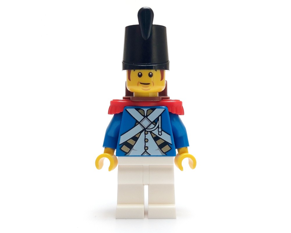 Lego Set Fig-014117 Soldier (bluecoat) - Backpack, Red Epaulette 