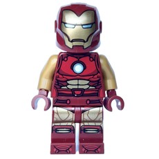 Iron Man, Pearl Gold Arms, Round Arc Reactor, Full Helmet (fig-014185)