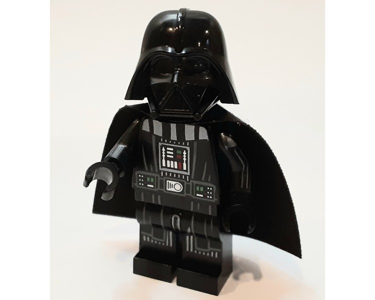 LEGO minifigure Darth Vader, White Skin, 50231 Cape, Robe Hem and Stripes on Legs