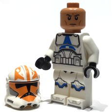 Clone Trooper, 332nd Company, Orange Markings, Visor Holes (fig-014194)