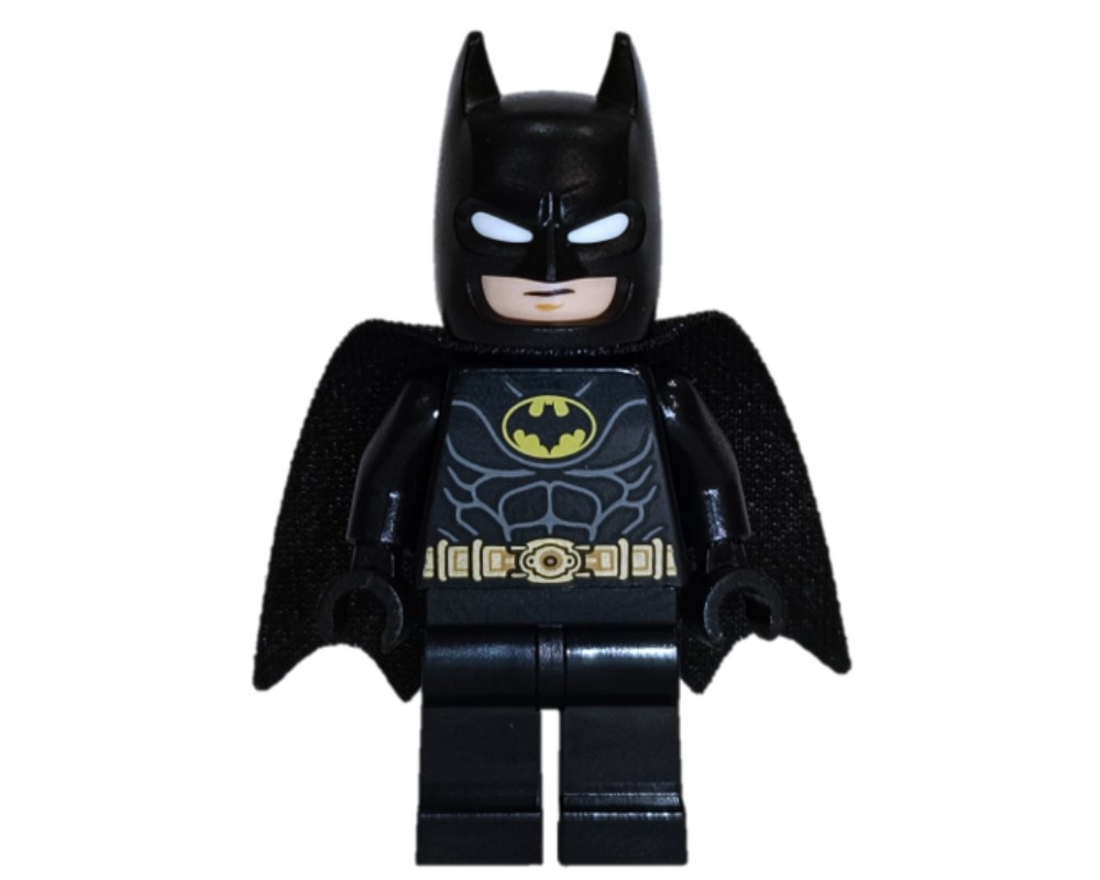 LEGO Set fig-014213 Batman, Black Suit, Black Cape and Cowl, Yellow ...