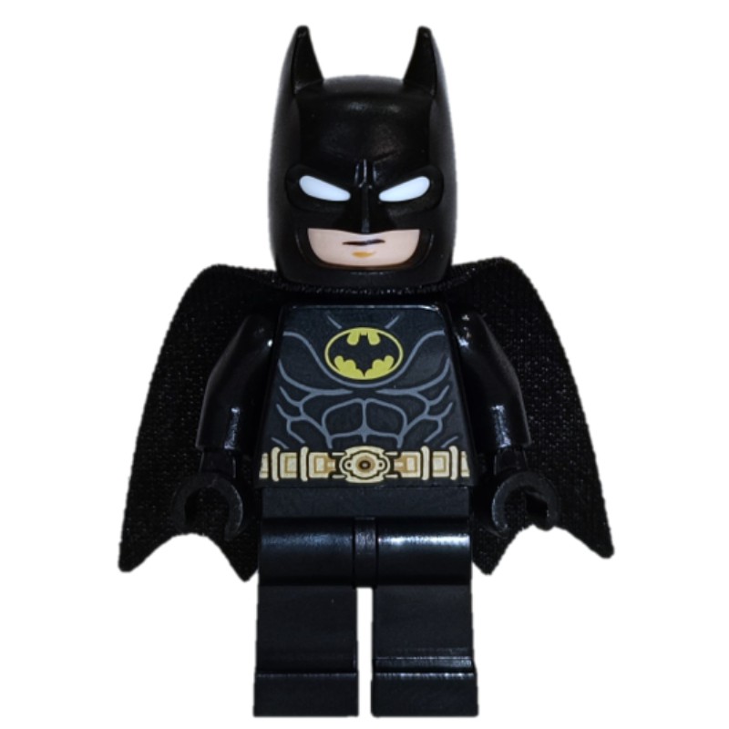 LEGO Set fig-014213 Batman, Black Suit, Black Cape and Cowl, Yellow ...