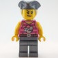 Race Driver - Magenta Torso, Pearl Titanium Legs, Black Pirate Hat