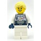 Astronaut, Female, Flat Silver Torso, White Legs, Bright Light Yellow Hair