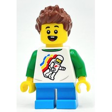 Kid - White Tors, Dark Azure Legs, Reddish Brown Hair (fig-014238)