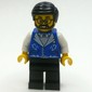 Blue Torso, Black Legs, Black Hair