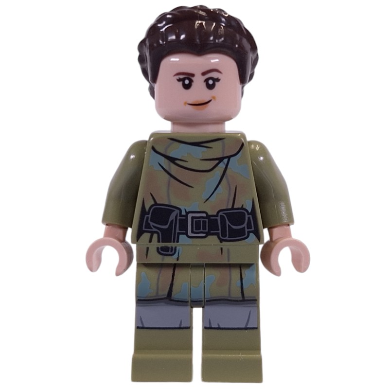 LEGO Set fig-014266 Princess Leia, Endor Outfit, Hair | Rebrickable ...