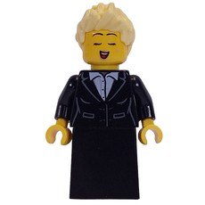 Carol Singer, Black Torso, Black Dress, Bright Light Yellow Hair (fig-014277)