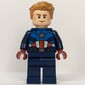Captain America with Dark Blue Suit, Hair