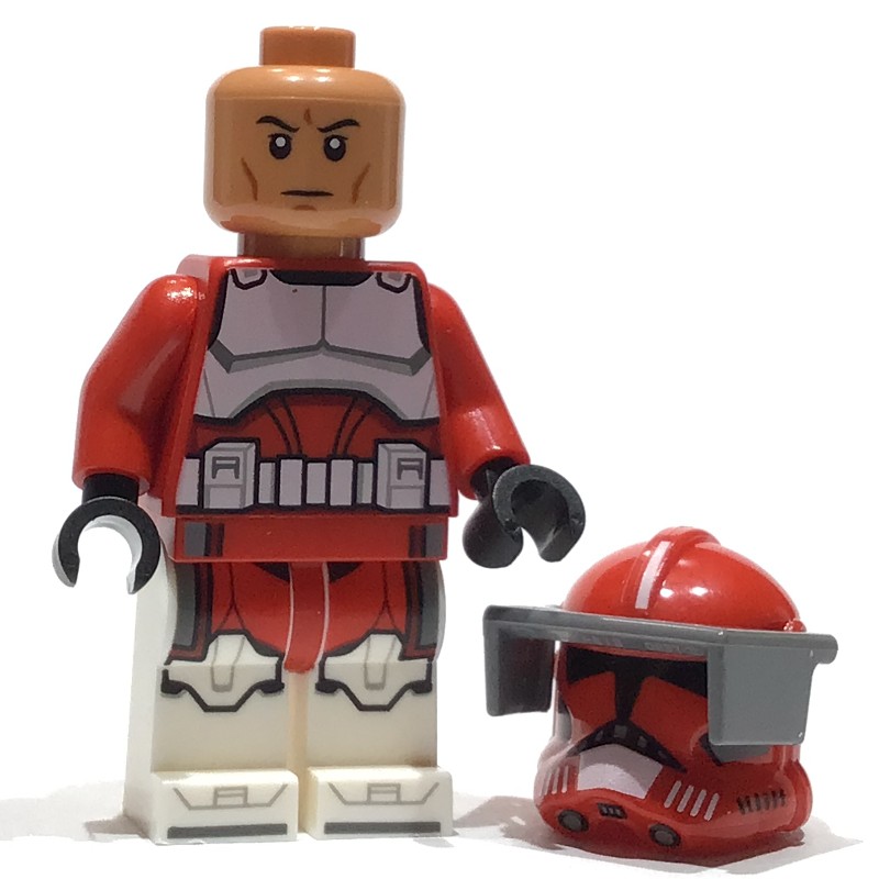 LEGO Set fig014311 Clone Commander Fox Rebrickable Build with LEGO