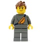 Man, Dark Bluish Gray Tracksuit, Fanny Pack
