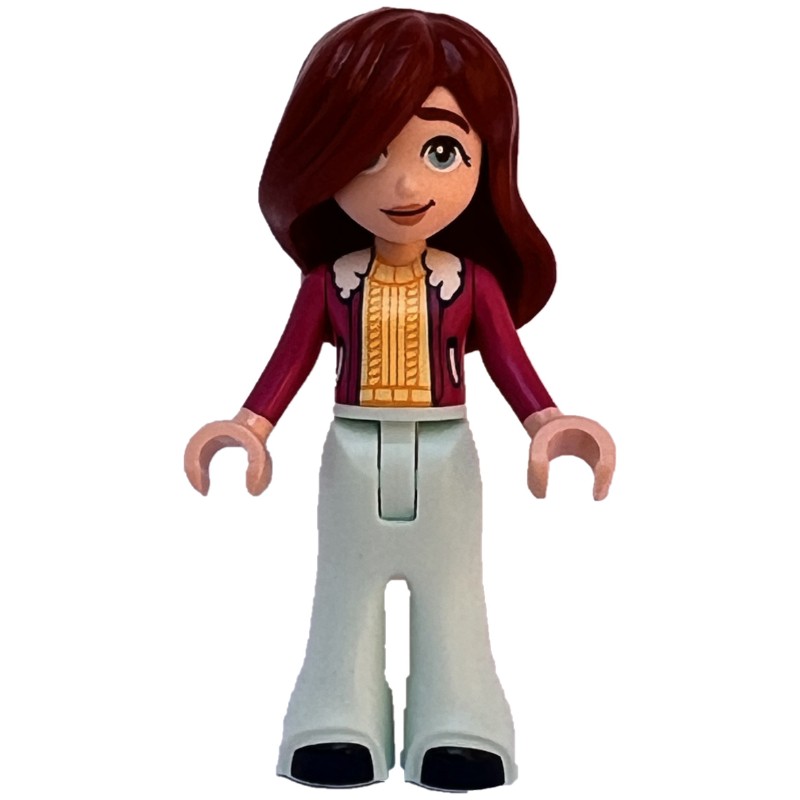 LEGO Set fig-014331 Paisley - Magenta Coat, Light Aqua Legs ...