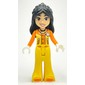 Liann - Orange/Yellow Ski Suit