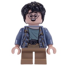 Harry Potter, Sand Blue Shirt, Short Dark Tan Legs, Excited (fig-014341)