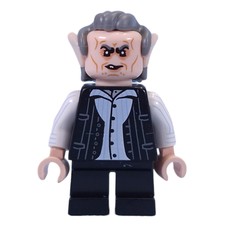 Griphook - Dark Bluish Grey Hair, Black Torso, White Arms, Black Legs (fig-014349)