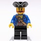 Pirate - Blue Jacket, Black Legs, Black Tricorne