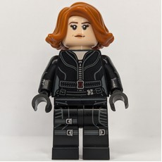Black Widow, Black Jumpsuit, Printed Legs (20877 Hair) (fig-014441)