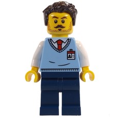 Museum Employee, Dark Brown Hair (fig-014458)