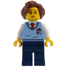 Museum Employee, Reddish Brown Hair (fig-014460)