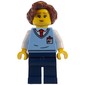 Museum Employee, Reddish Brown Hair