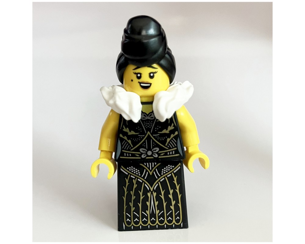 LEGO Set fig-014479 Passenger, Black Dress, Furr Collar | Rebrickable ...