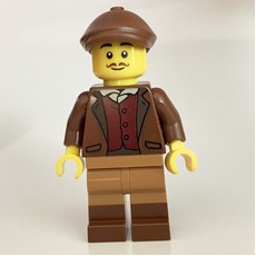 Camera Man, Reddish Brown Torso, Medium Nougat Legs, Reddish Brown Cap (fig-014482)