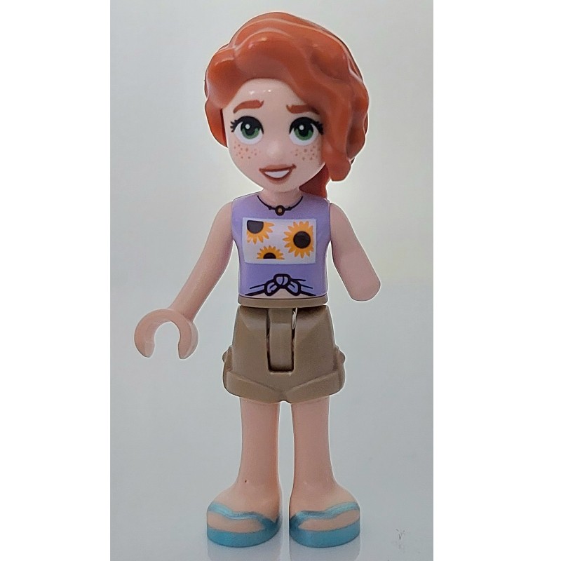 LEGO Set fig-014613 Autumn, Lavender Top, Dark Tan Shorts | Rebrickable ...