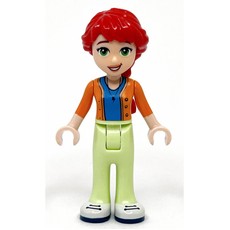 Mia - Adult, Orange Top, Yellowish Green Pants (fig-014614)