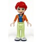 Mia - Adult, Orange Top, Yellowish Green Pants