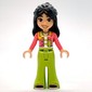 Liann - Lime and Coral Shirt, Lime Pants