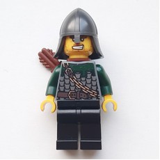 Dragon Knight, Archer, Dark Green, Helmet, Quiver (Pearl Titanium) (fig-014707)