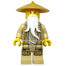 Master Wu, Dark Tan Robe (fig-014797)