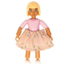Belville Figure, Girl, Pink Dress (fig-014904)
