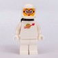 Classic Space, White with Black Airtanks, Red Glasses