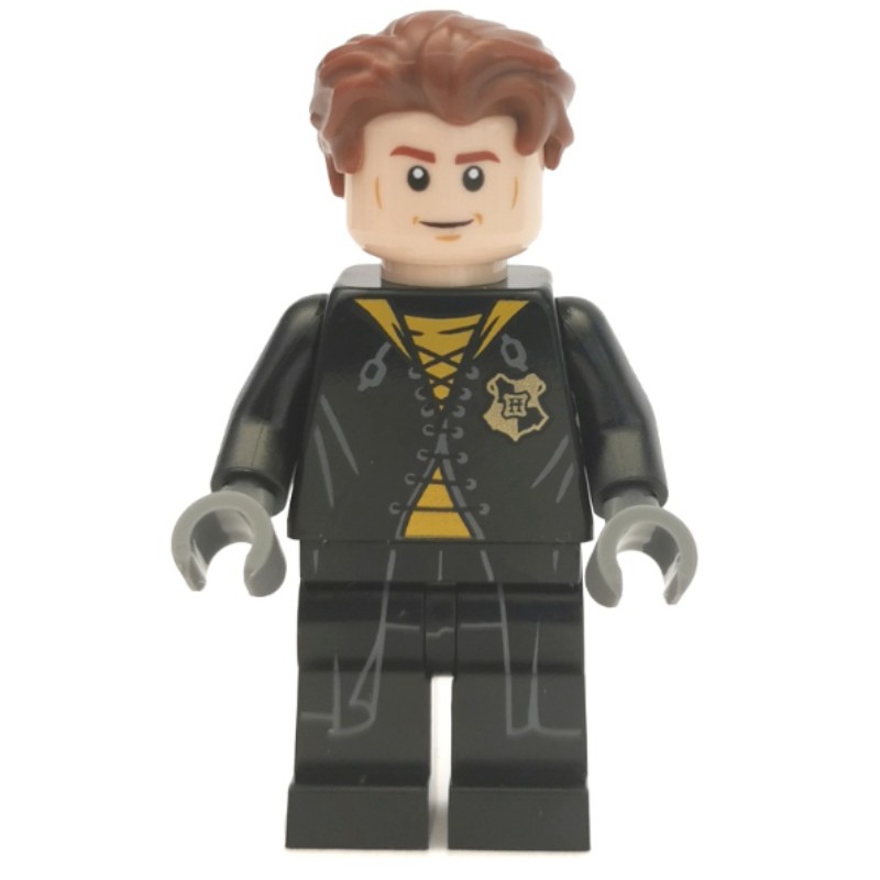 LEGO Set fig-015002 Cedric Diggory, Long Black Robe over Yellow Shirt ...