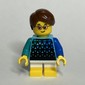 Kid, Medium Azure Torso, White Legs with Yellow Feet, Reddish Brown Hair