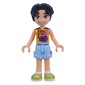 Niko - Bright Light Orange Shirt, Bright Light Blue Shorts